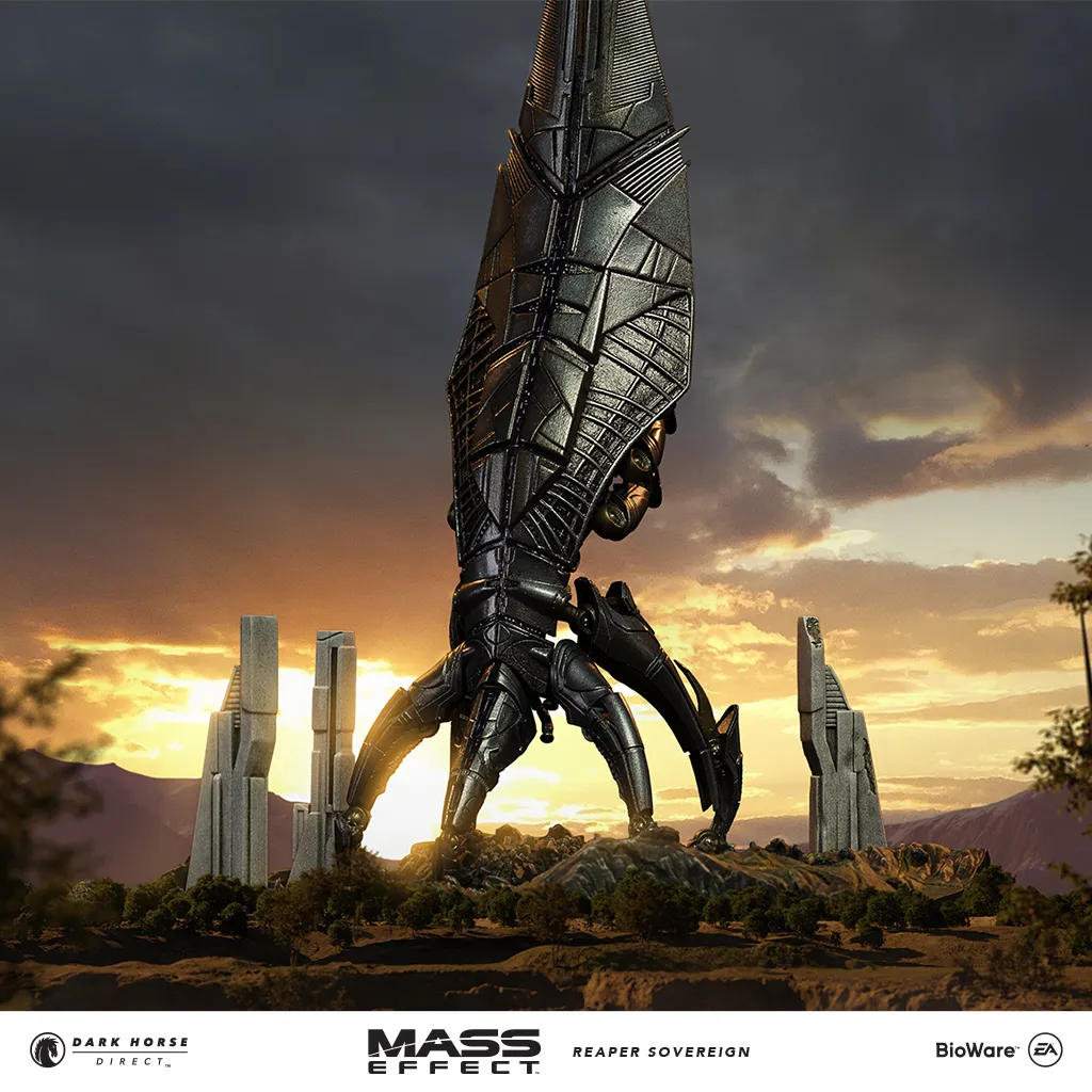 Mass Effect: Dark Horse Unveils Beautiful Reaper Sovereign Ship Replica Now Available For Pre-Order