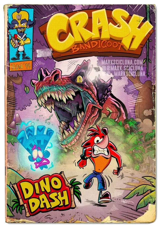 Former Rockstar Games Illustrator Creates Vintage Video Game Comic Book Covers And They Look Amazing