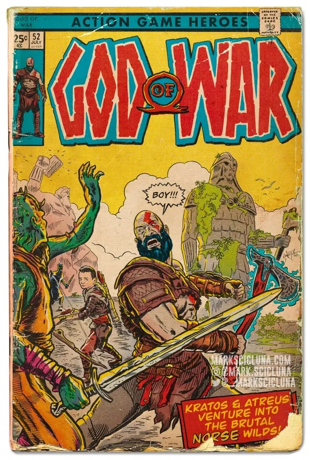 Former Rockstar Games Illustrator Creates Vintage Video Game Comic Book Covers And They Look Amazing