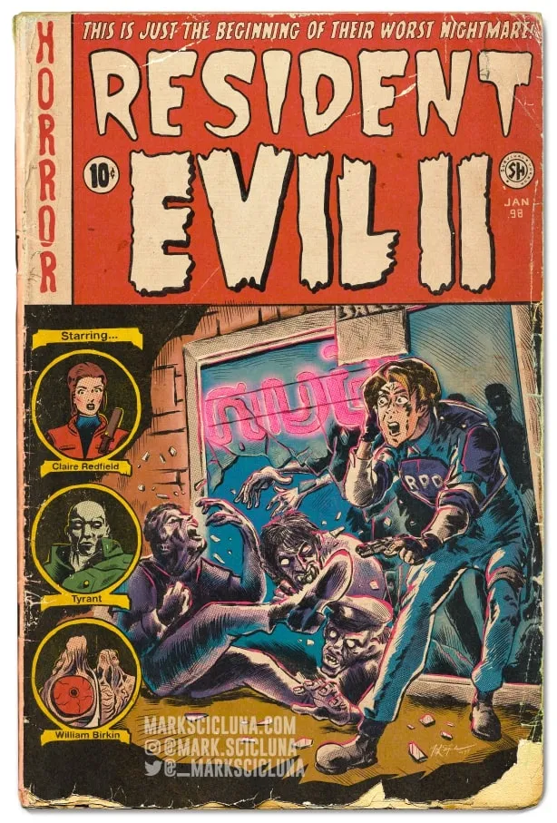 Former Rockstar Games Illustrator Creates Vintage Video Game Comic Book Covers And They Look Amazing