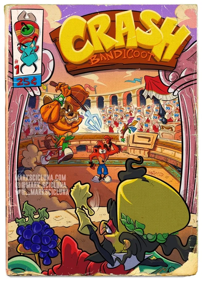 Former Rockstar Games Illustrator Creates Vintage Video Game Comic Book Covers And They Look Amazing