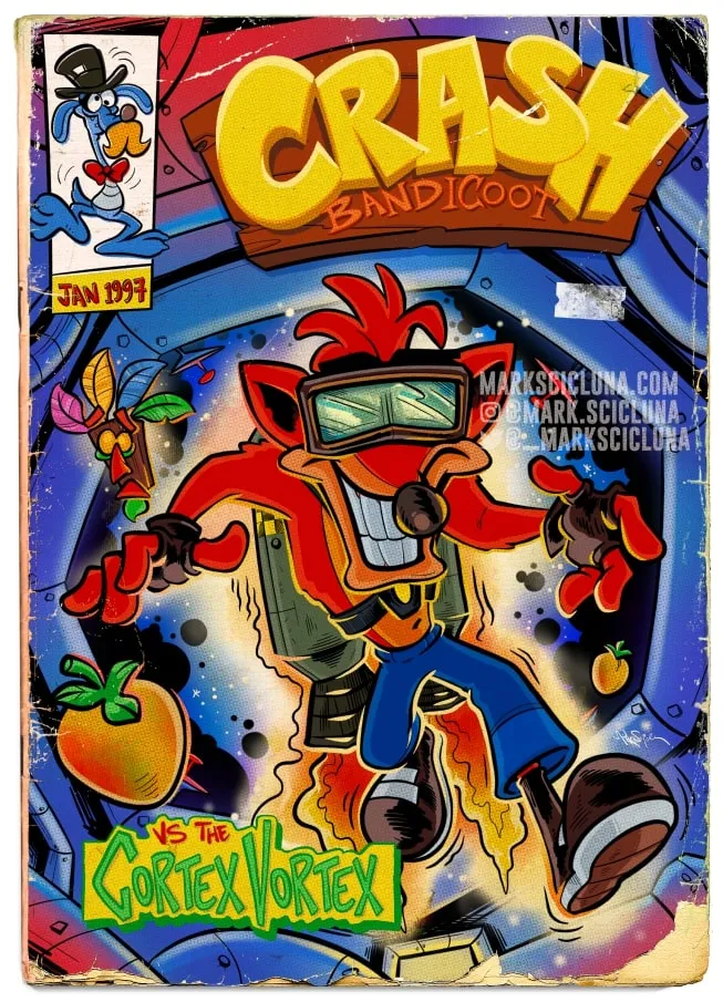 Former Rockstar Games Illustrator Creates Vintage Video Game Comic Book Covers And They Look Amazing