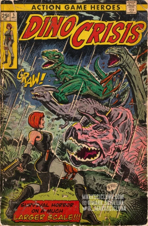 Former Rockstar Games Illustrator Creates Vintage Video Game Comic Book Covers And They Look Amazing