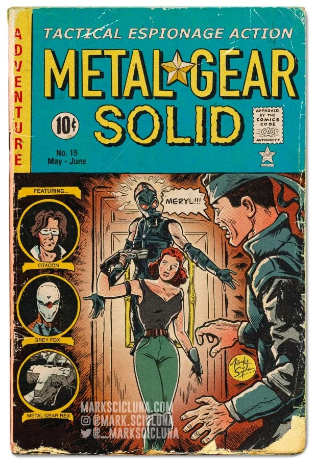 Former Rockstar Games Illustrator Creates Vintage Video Game Comic Book Covers And They Look Amazing