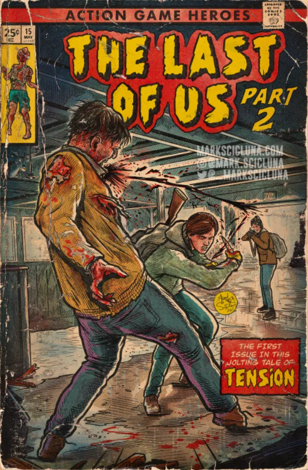 Former Rockstar Games Illustrator Creates Vintage Video Game Comic Book Covers And They Look Amazing