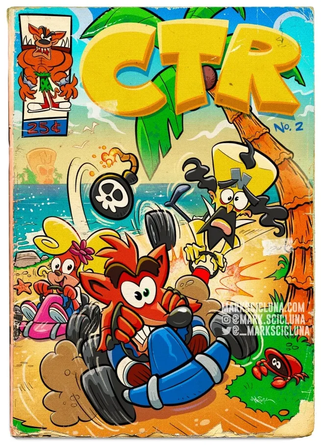 Former Rockstar Games Illustrator Creates Vintage Video Game Comic Book Covers And They Look Amazing
