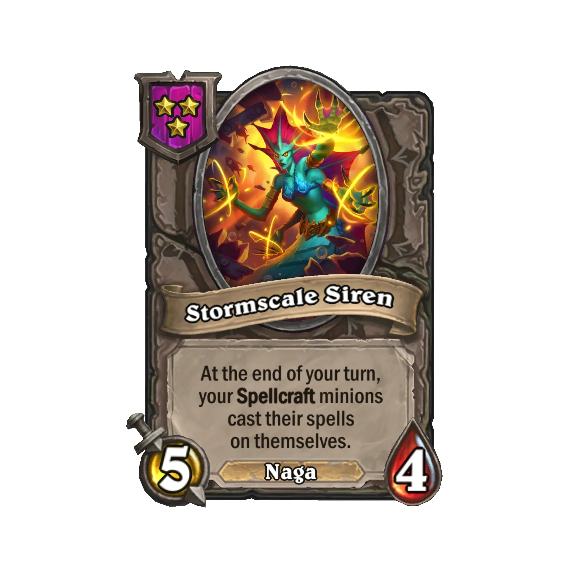 Every Rise Of The Naga Minion Coming To Hearthstone Battlegrounds