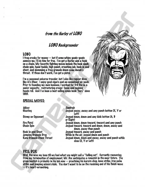 Remembering DC Comics' Canceled Lobo Game