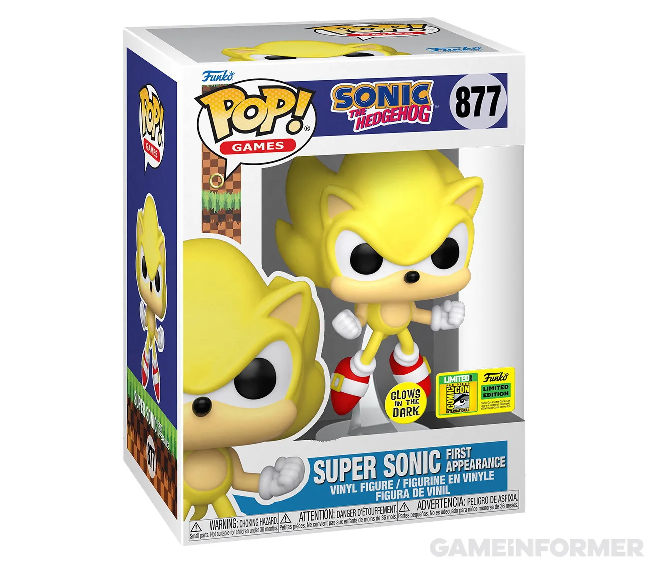 SDCC-Exclusive Glow-In-The-Dark Super Sonic Funko Pop Announced