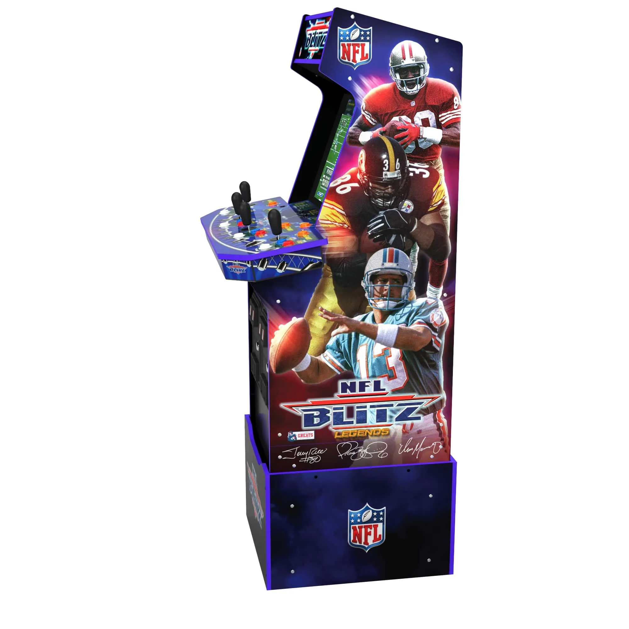 Arcade1Up Reveals NFL Blitz Legends Cabinet That Features Remasters Of Three Franchise Classics