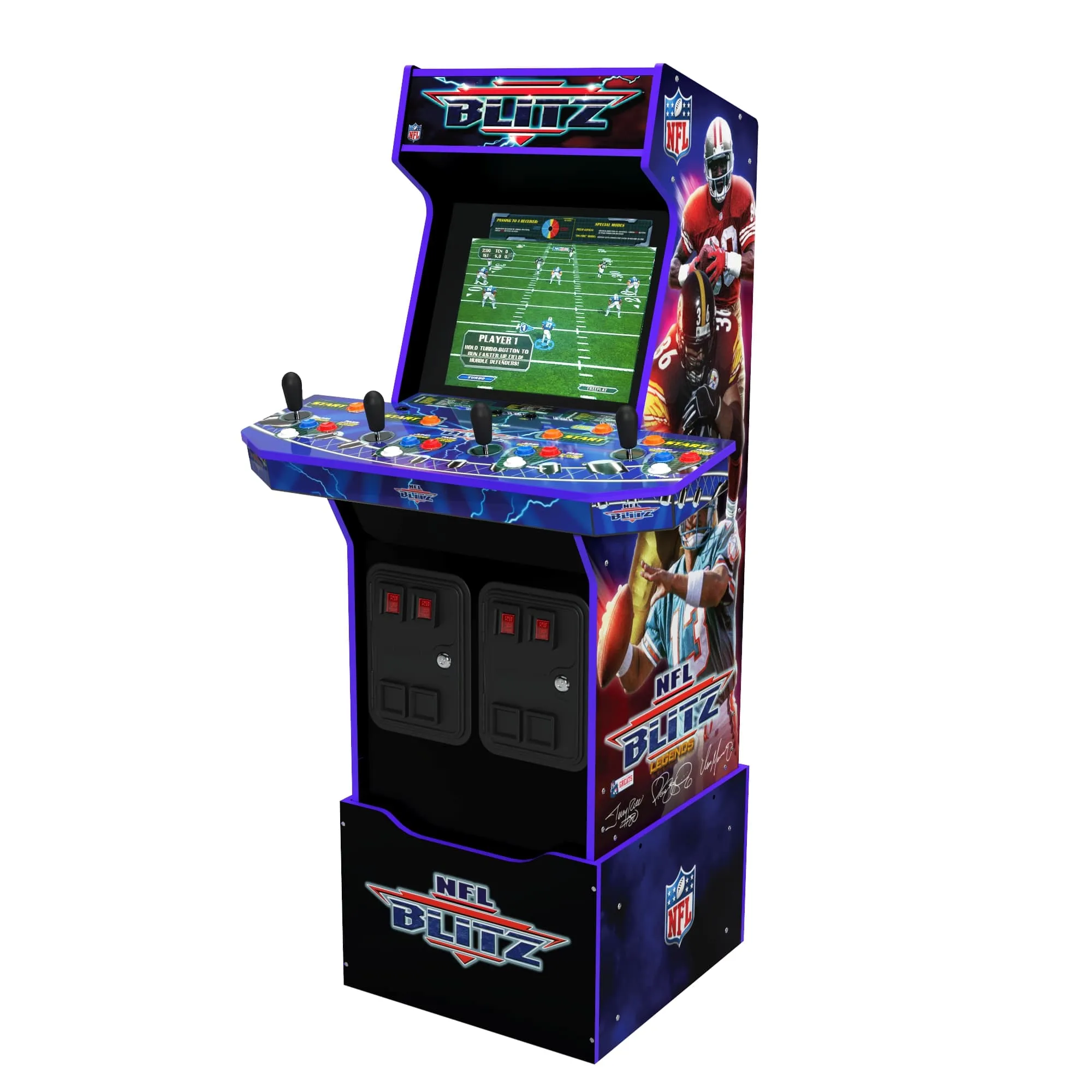 Arcade1Up Reveals NFL Blitz Legends Cabinet That Features Remasters Of Three Franchise Classics