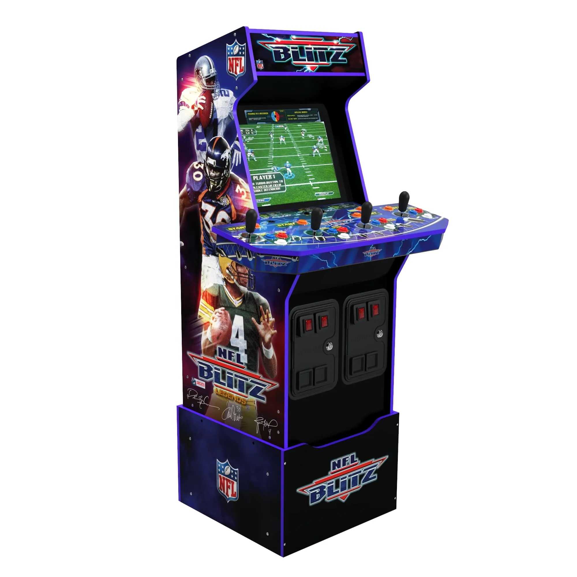 Arcade1Up Reveals NFL Blitz Legends Cabinet That Features Remasters Of Three Franchise Classics