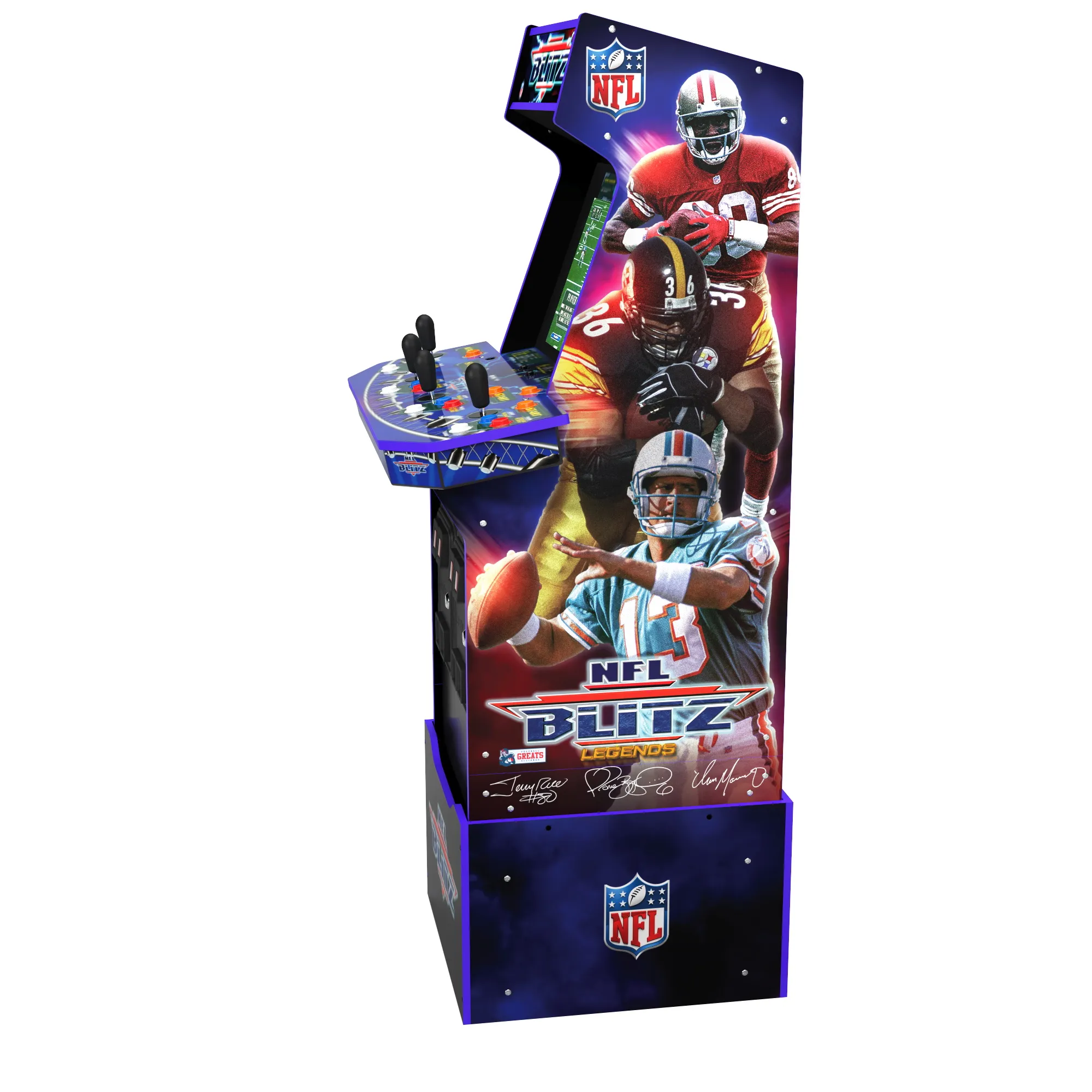 Arcade1Up's NFL Blitz Legends Cabinet Is A Hard-Hitting Stroll Down Memory Lane