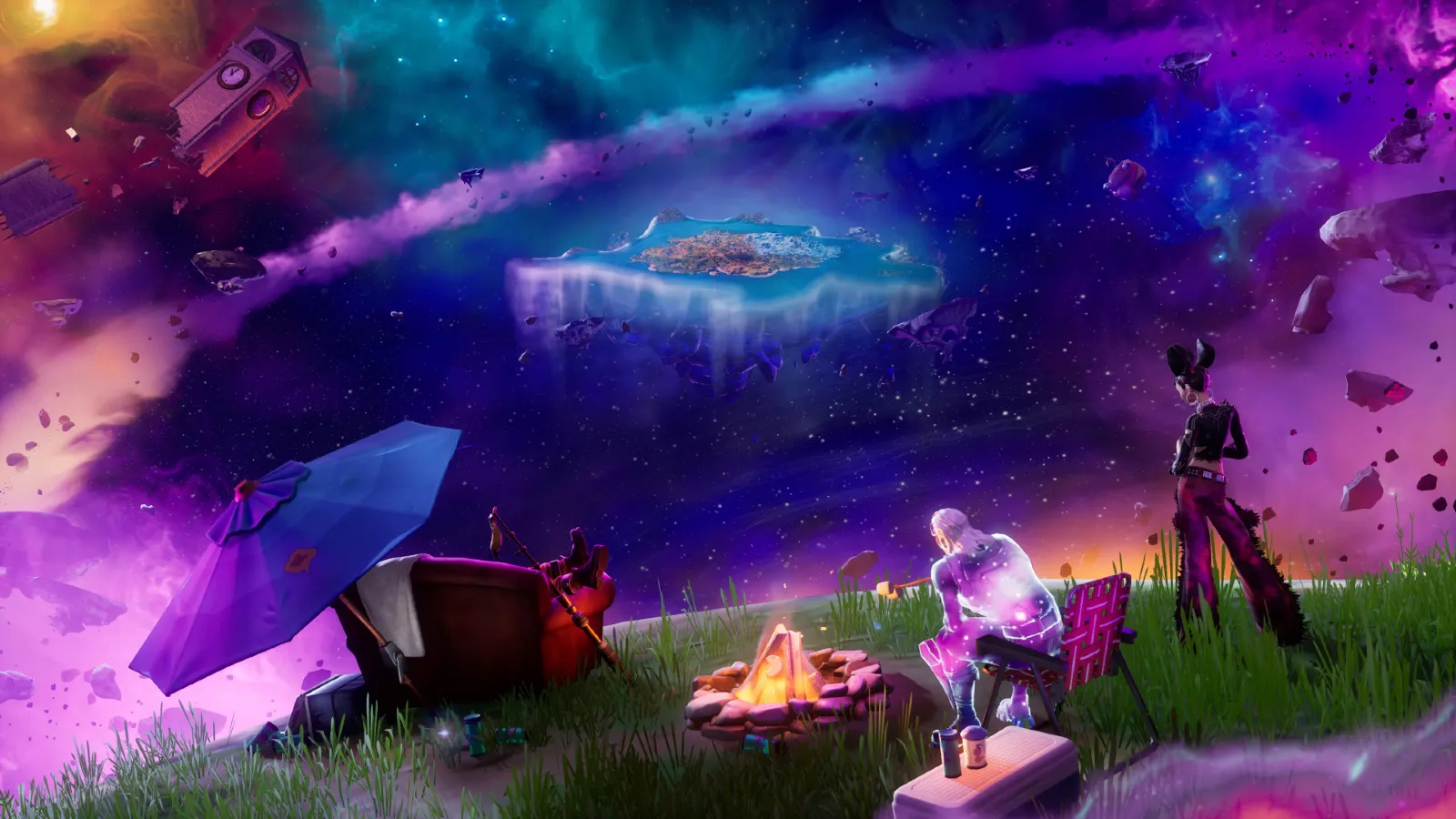 Fortnite Chapter 3 Finale Event Concludes With First Look At New Chapter 4 Map And Skins