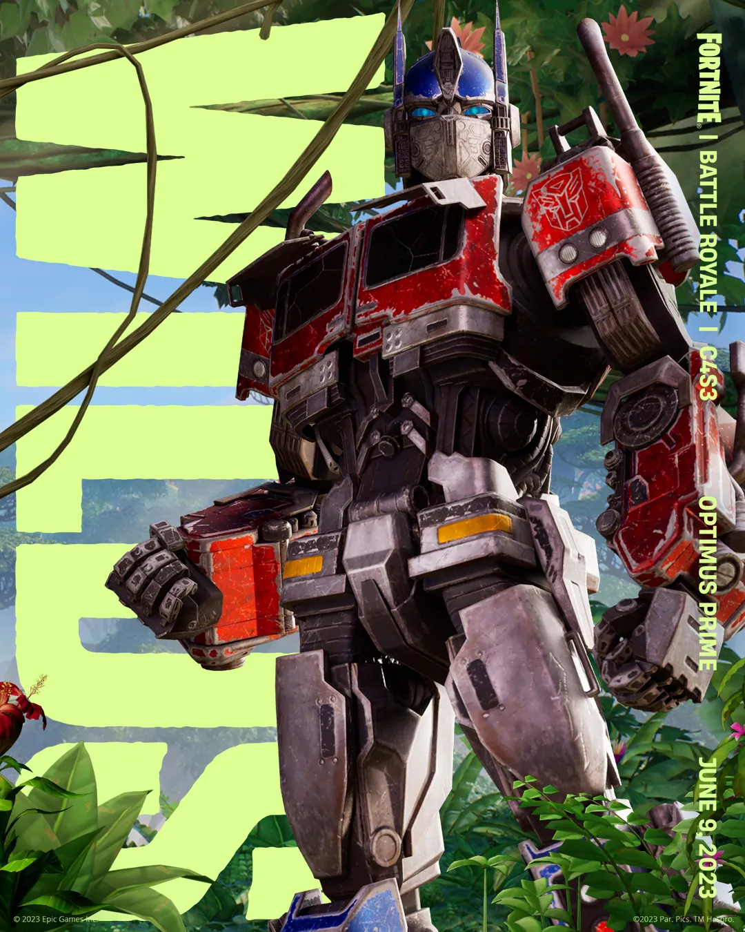 Optimus Prime Rolls Into Fortnite's Latest Season