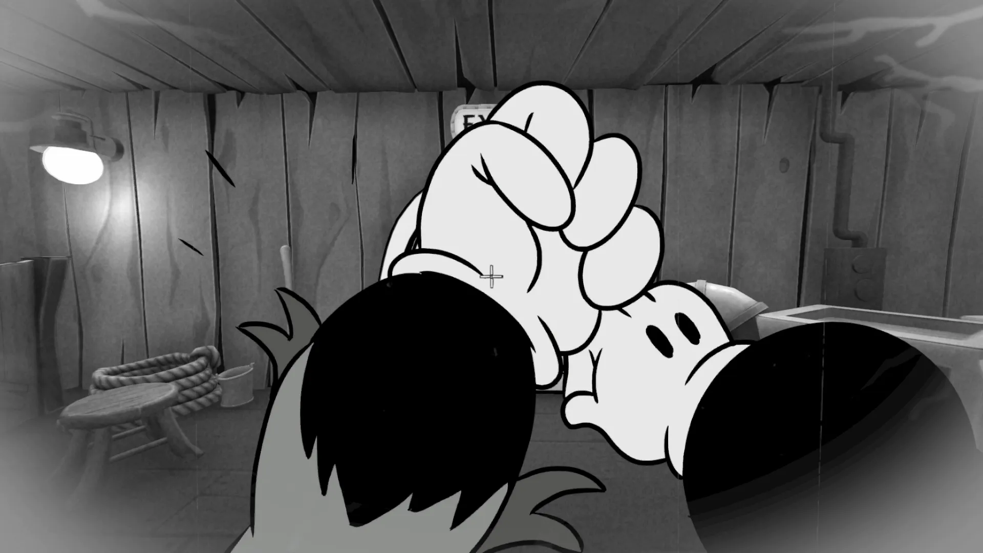 mouse fumi games 1930s vintage cartoon noir first person shooter FPS gameplay trailer