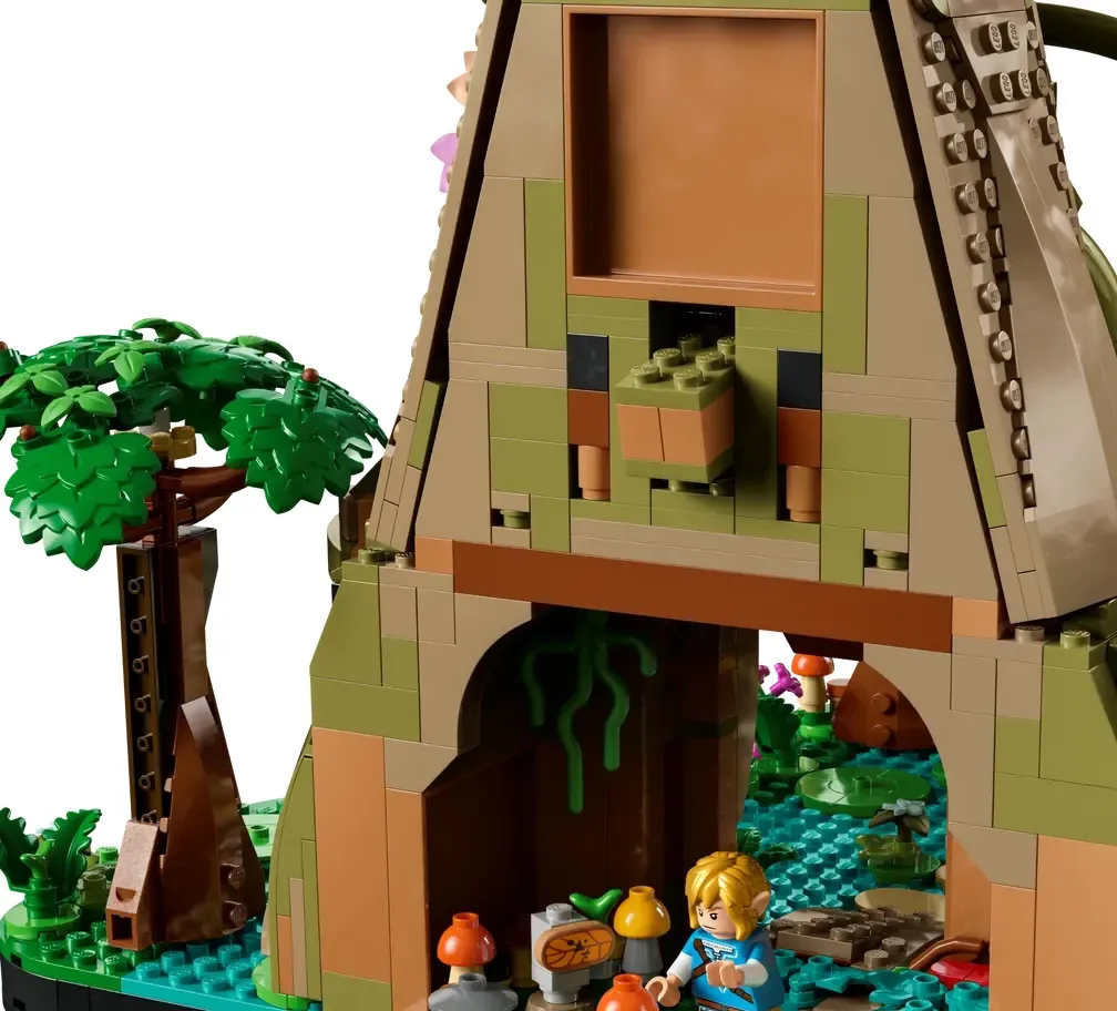 Lego Reveals The Legend Of Zelda Great Deku Tree 2-In-1 Set