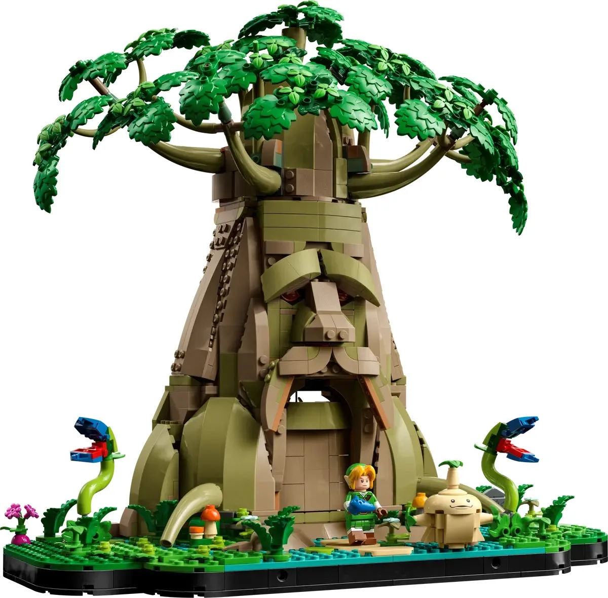 Lego Reveals The Legend Of Zelda Great Deku Tree 2-In-1 Set