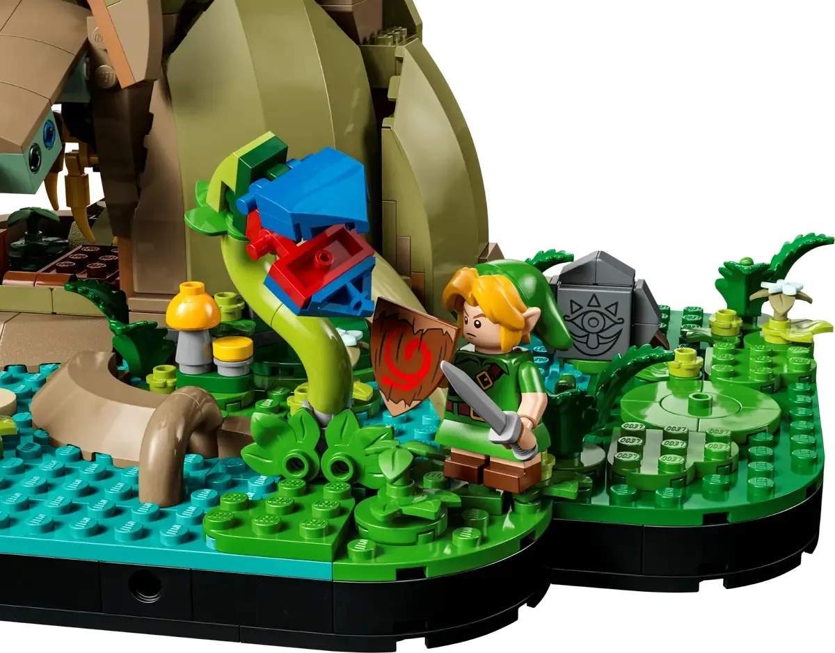 Lego Reveals The Legend Of Zelda Great Deku Tree 2-In-1 Set
