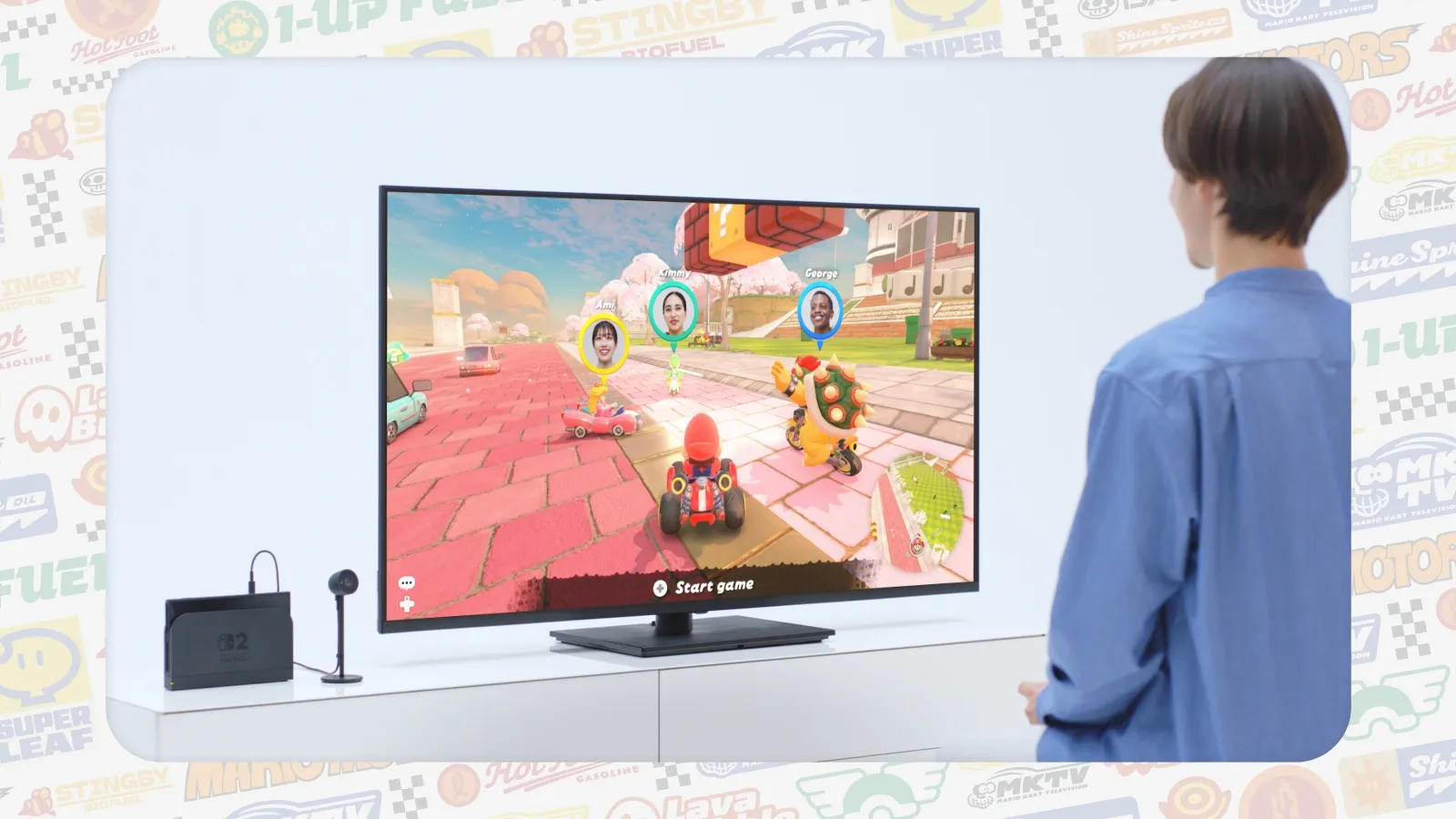 Mario Kart World's CameraPlay Lets You Broadcast Your Live Facial Reactions