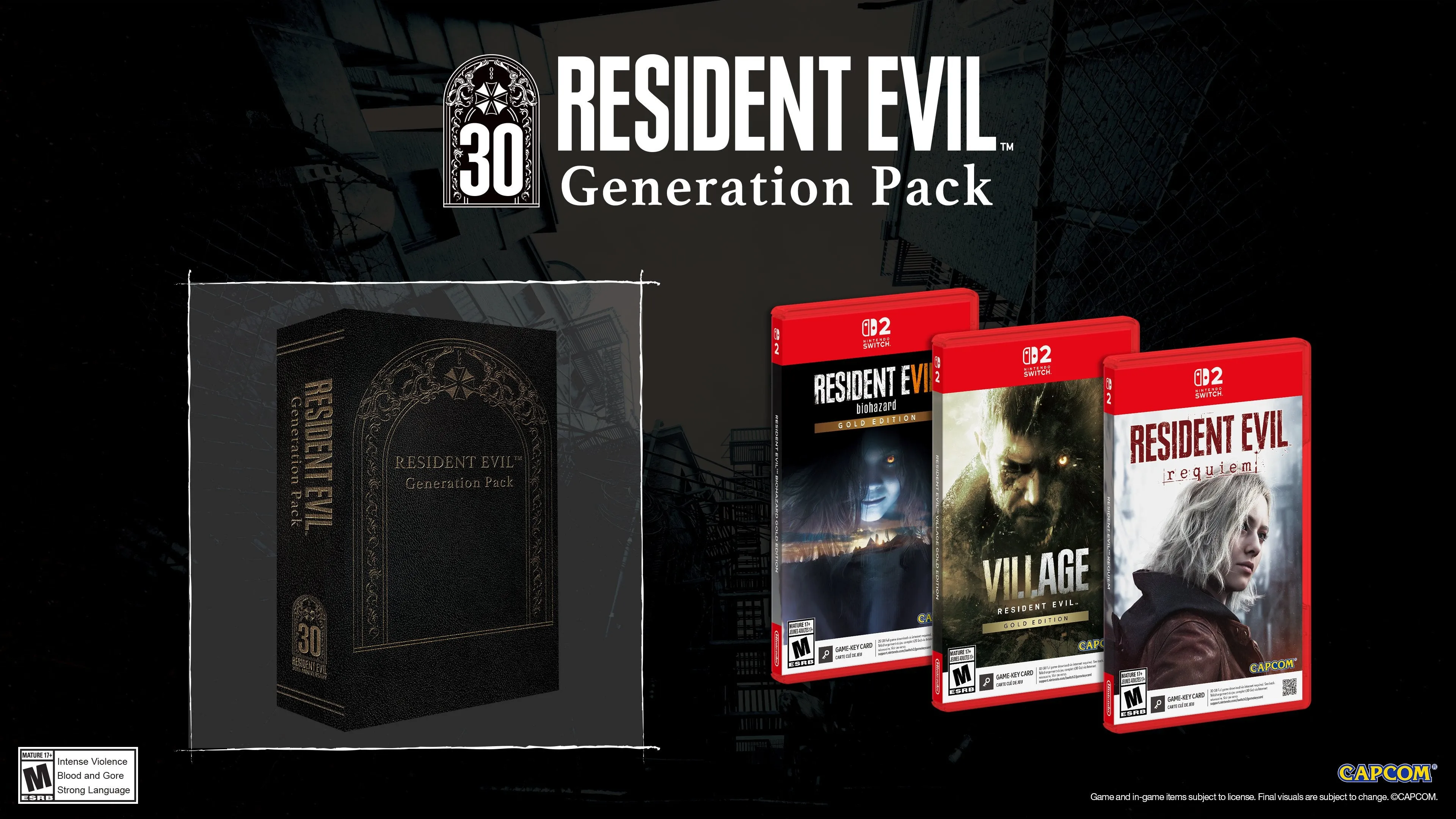 Resident Evil Requiem Capcom Nintendo Switch 2 Deluxe Edition Amiibo 