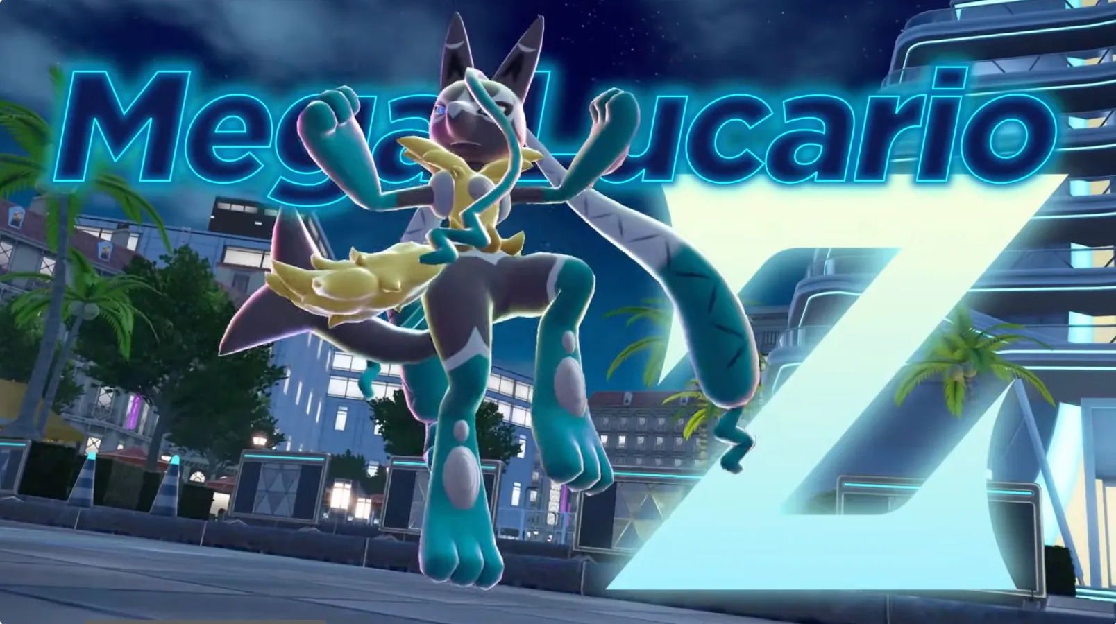 Pokemon Legends: Z-A Mega Lucario Z Mewtwo Mega Stones Trailer DLC