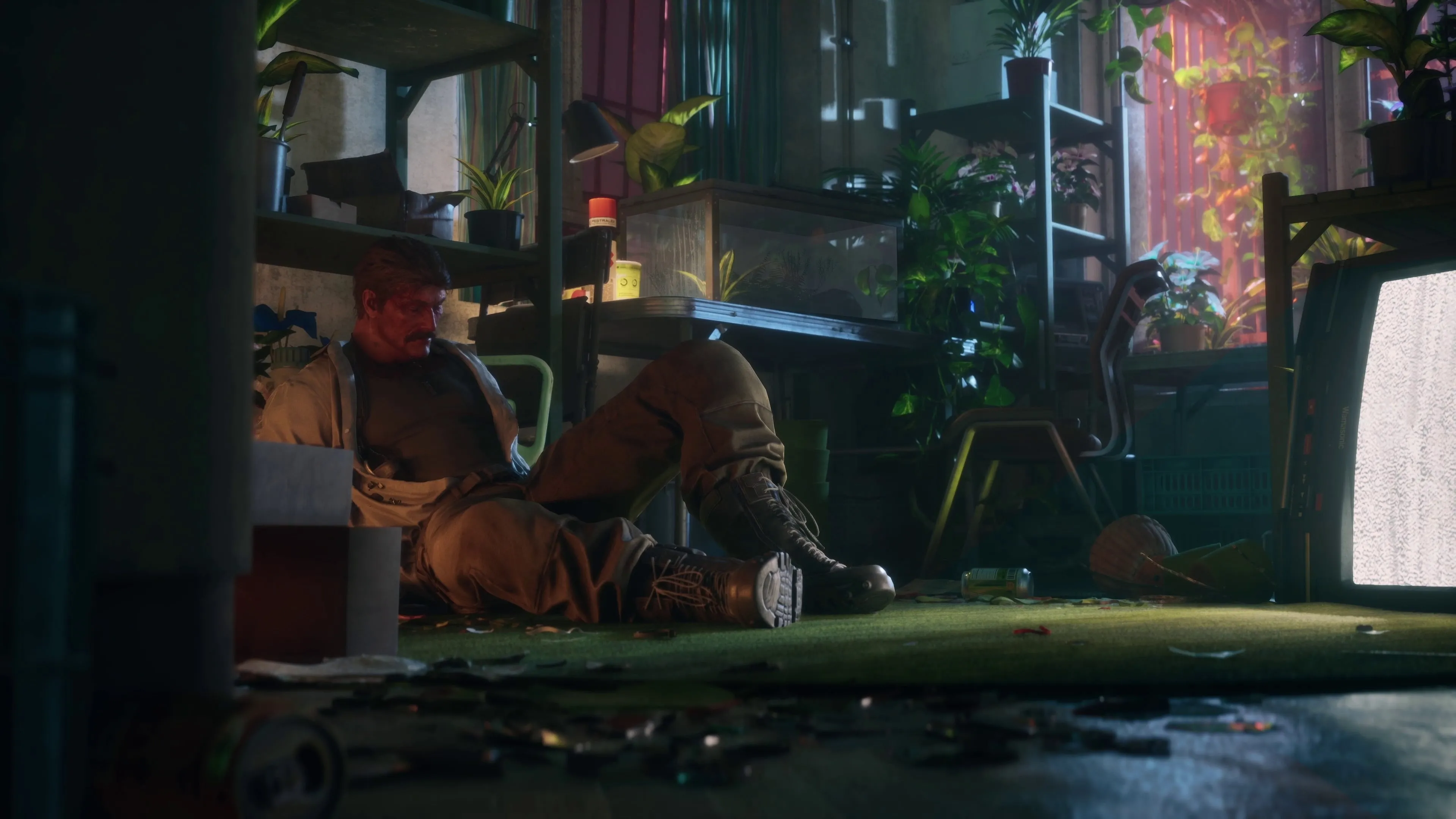 No Law Neon Giant The Ascent Developer First-Person Melee Shooter Cyberpunk RPG
