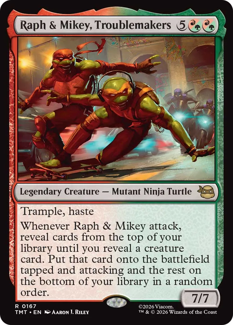Magic the Gathering Teenage Mutant Ninja Turtles TMNT Set Commander Arena Standard