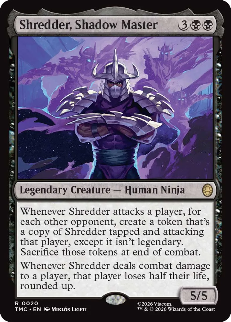 Magic the Gathering Teenage Mutant Ninja Turtles TMNT Set Commander Arena Standard