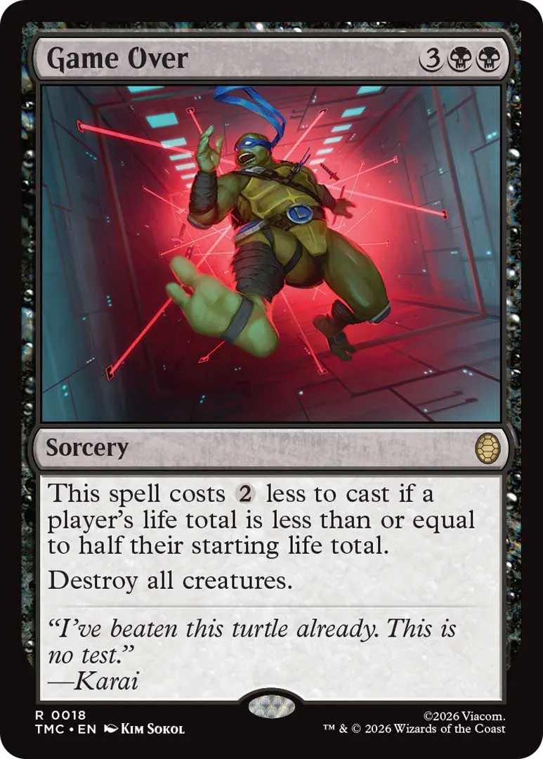 Magic the Gathering Teenage Mutant Ninja Turtles TMNT Set Commander Arena Standard