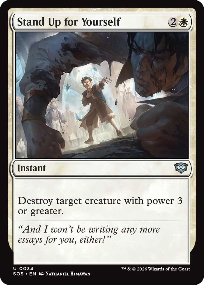 Exclusive Magic: The Gathering Secrets Of Strixhaven Card Reveal - Stand Up And Fly