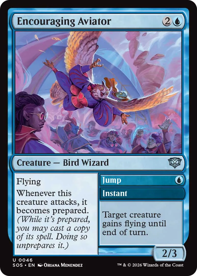 Exclusive Magic: The Gathering Secrets Of Strixhaven Card Reveal - Stand Up And Fly