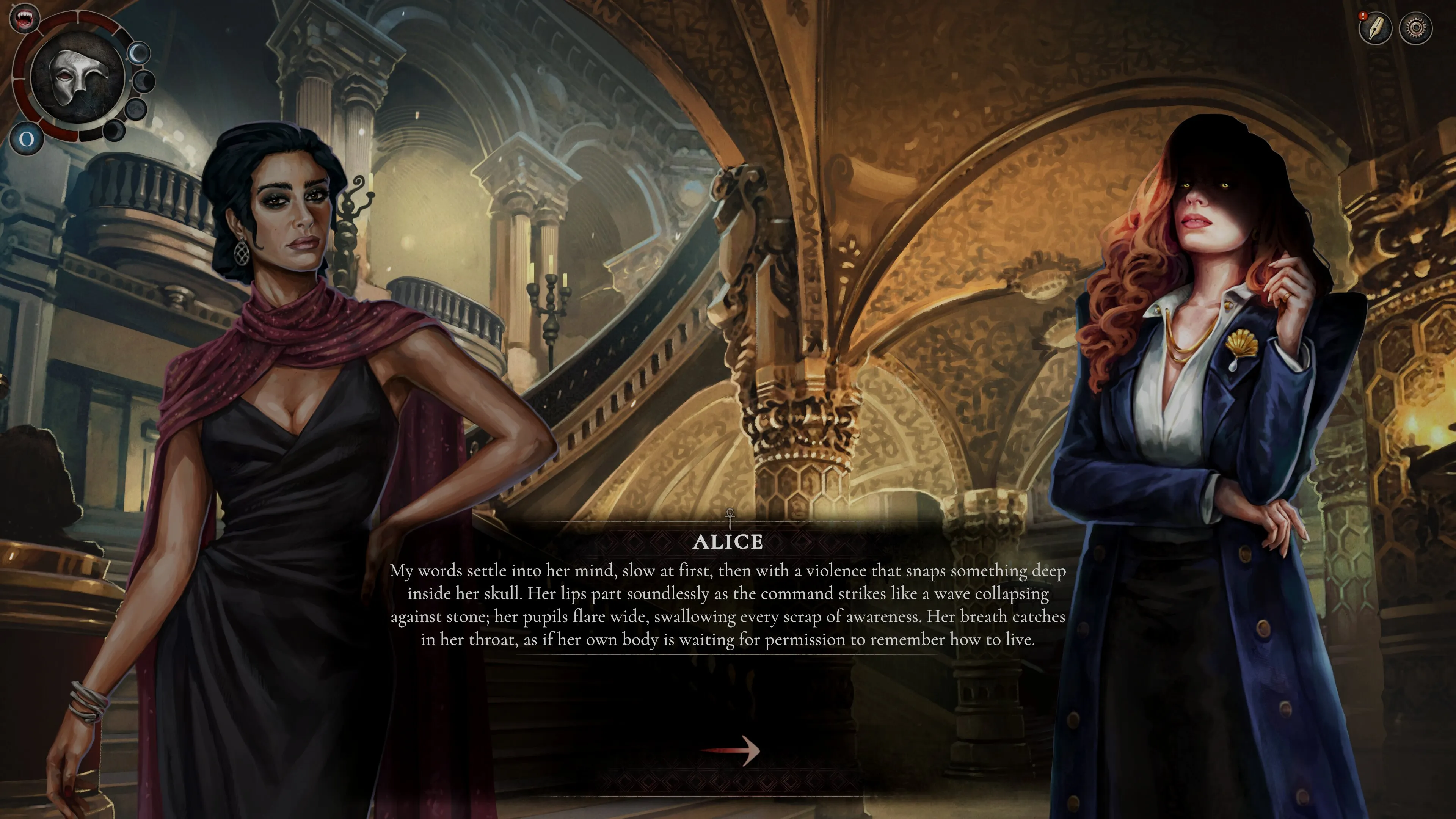 Vampire The Masquerade Oaths and Ashes Visual Novel 