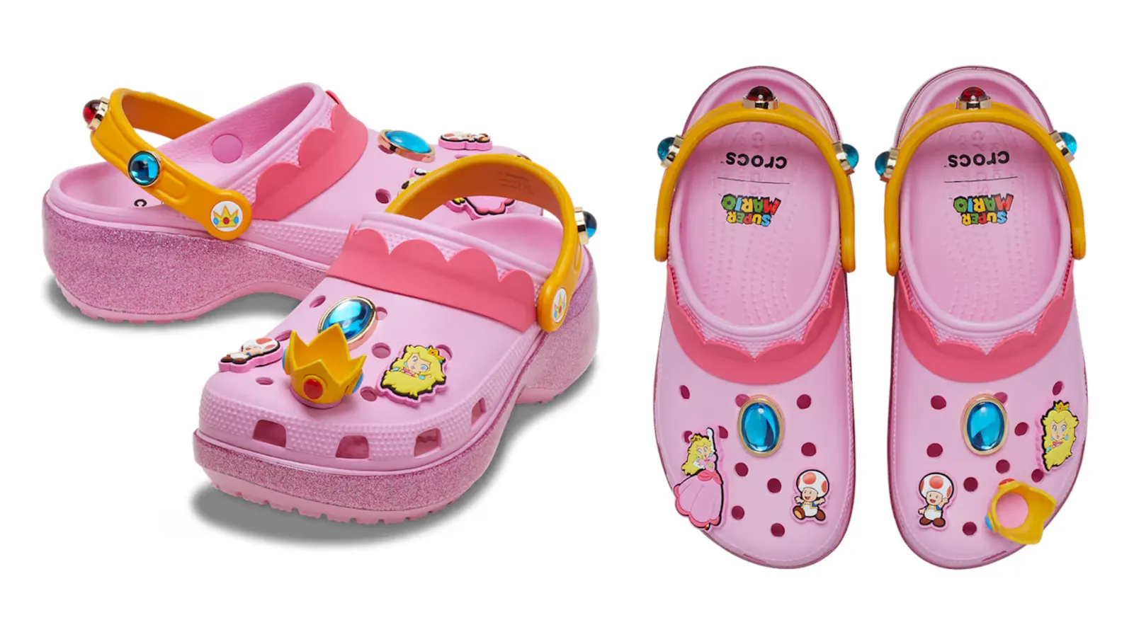 Nintendo Crocs Line Jibbitz Mario Luigi Bowser Yoshi Peach July Release Date