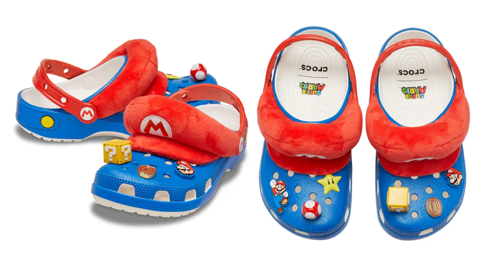 Nintendo Crocs Line Jibbitz Mario Luigi Bowser Yoshi Peach July Release Date