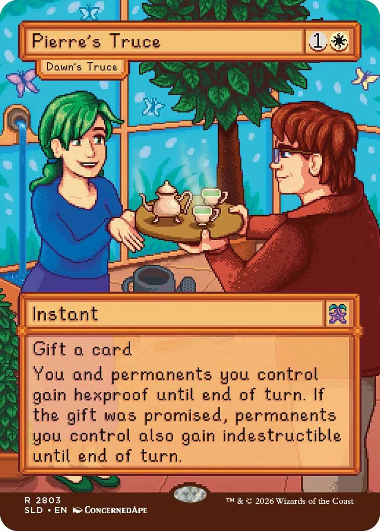 Stardew Valley Magic The Gathering Secret Lair Drop Foil Non-Foil July 27 Release Date