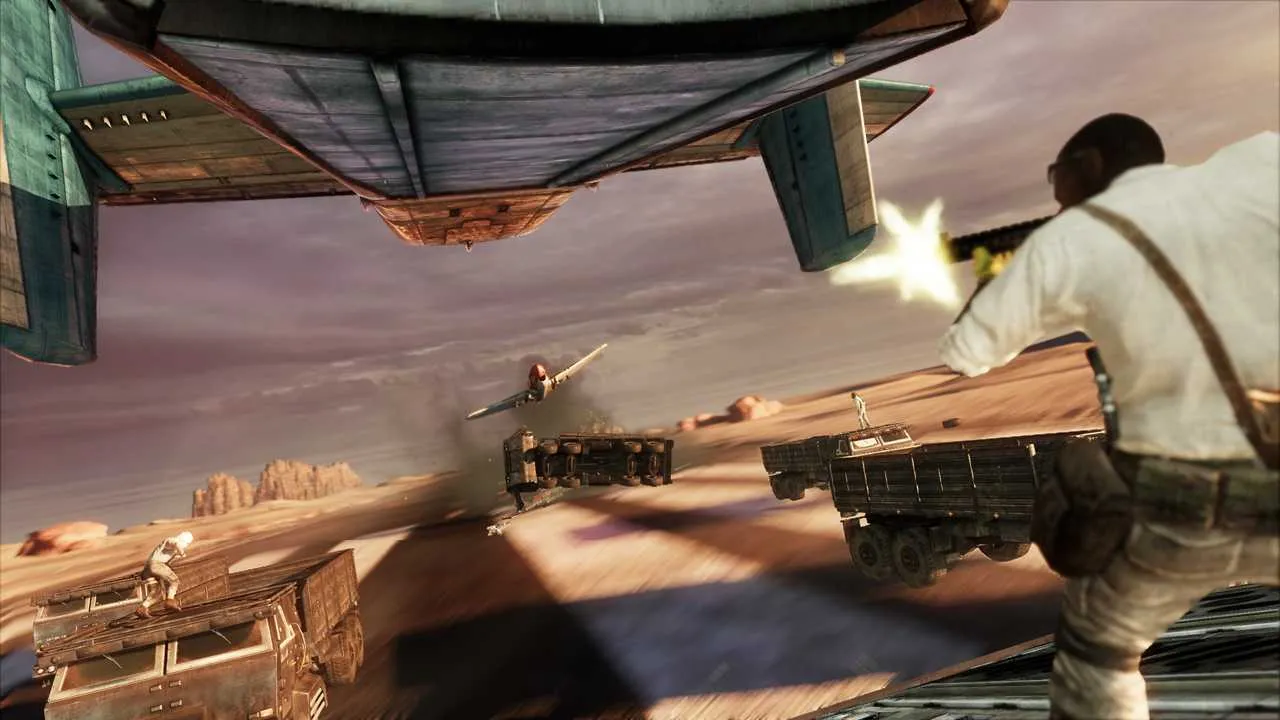 Planes, Fire, And Guns In New Uncharted 3 Multiplayer Trailer
