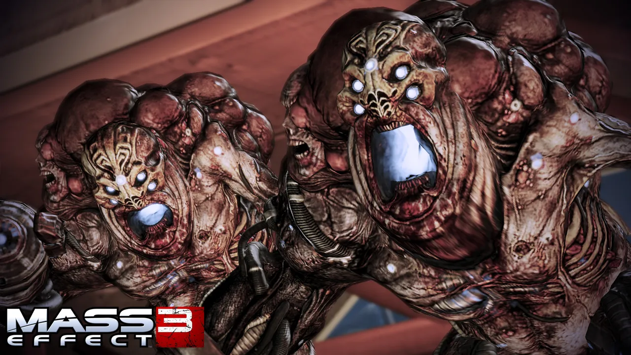 Shepard Rescues A Krogan Female And Teams Up With Anderson
