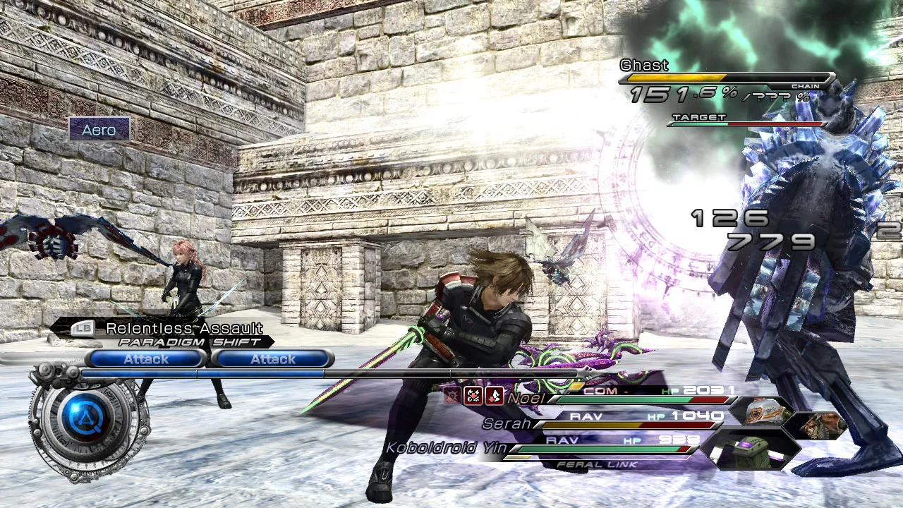 First Shots Of Mass Effect Costumes In Final Fantasy XIII-2