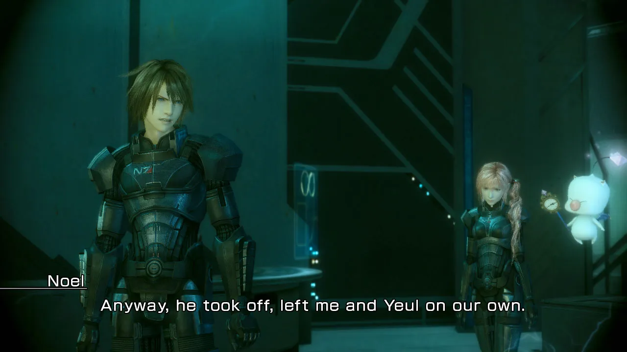 First Shots Of Mass Effect Costumes In Final Fantasy XIII-2
