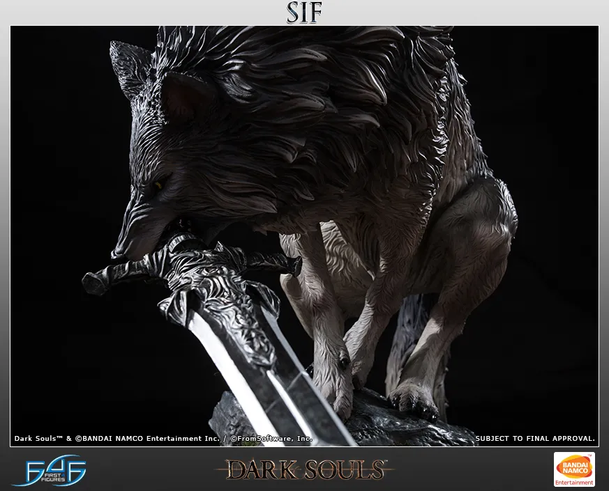 Pre-Orders Are Open For This Statue Of Dark Souls' Sif The Great Grey Wolf