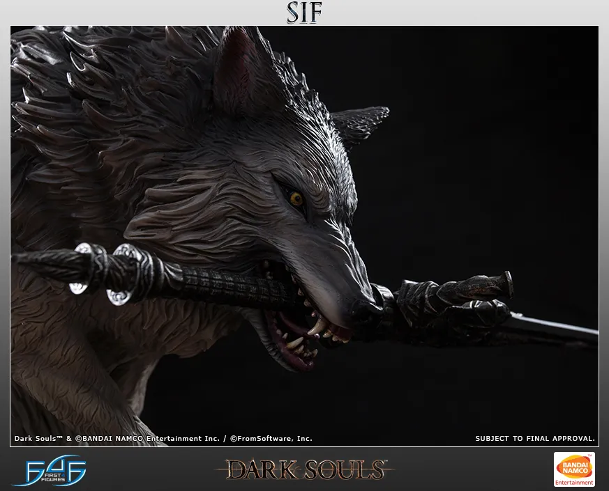 Pre-Orders Are Open For This Statue Of Dark Souls' Sif The Great Grey Wolf