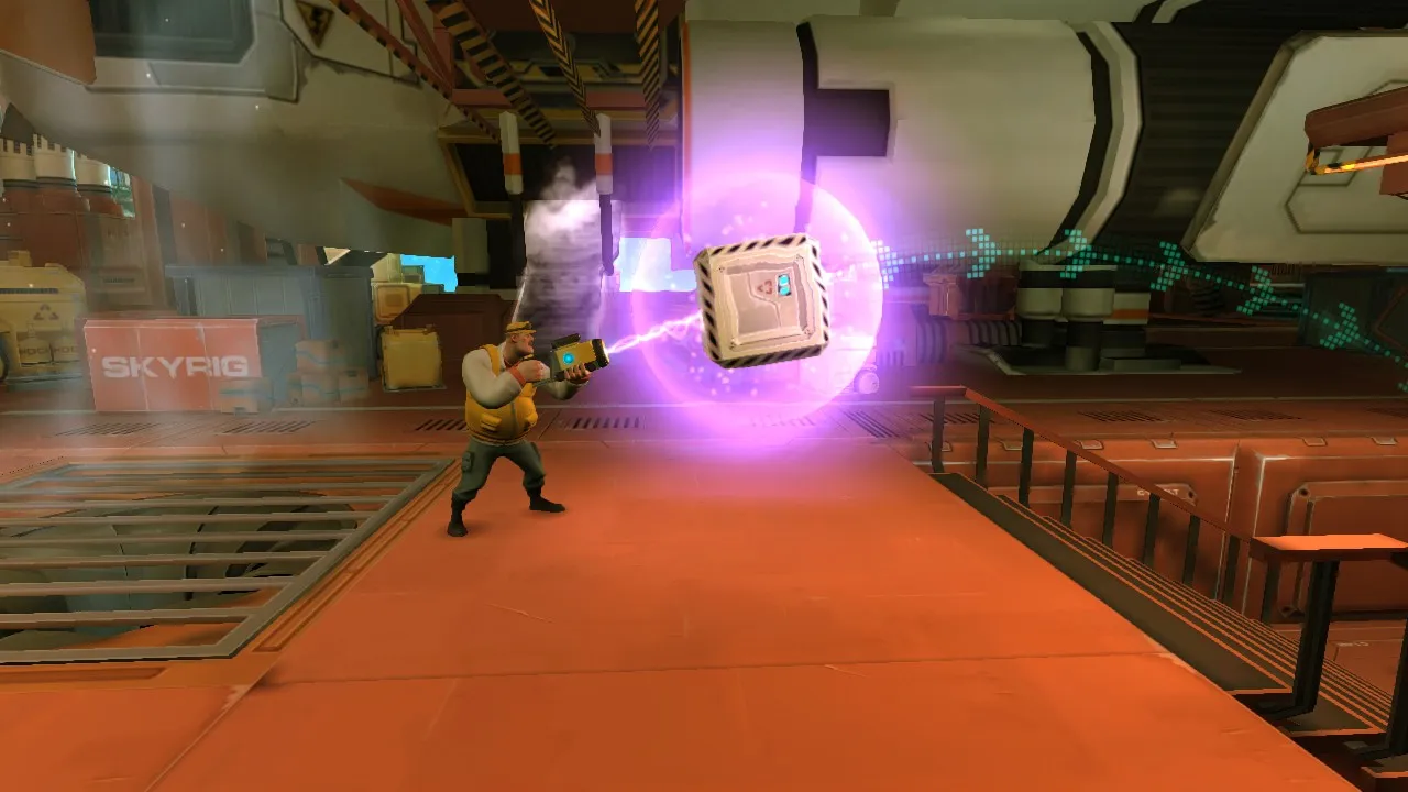 Environmental Puzzles Meet Simple Fun With A Gravity Gun