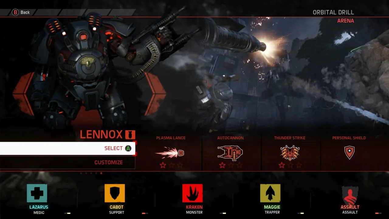 Wield A Plasma Lance And Autocannon With Evolve's Next Assault Character