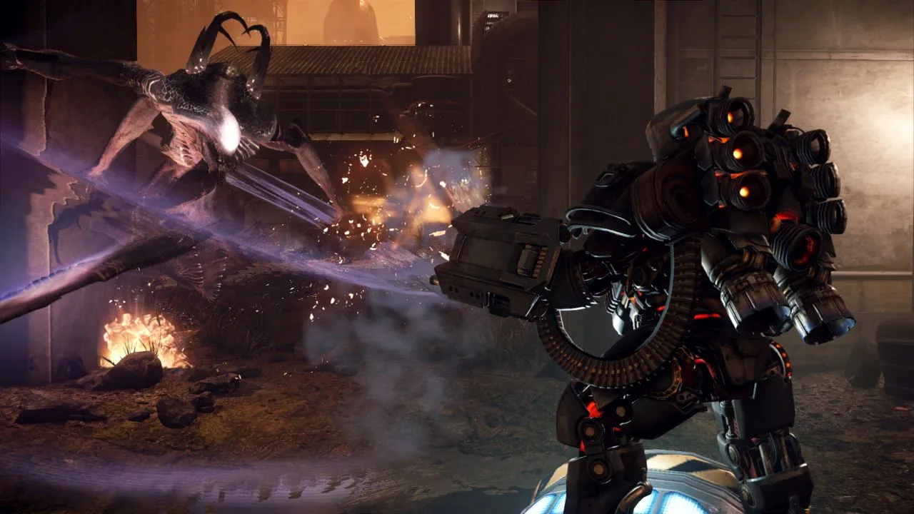 Wield A Plasma Lance And Autocannon With Evolve's Next Assault Character