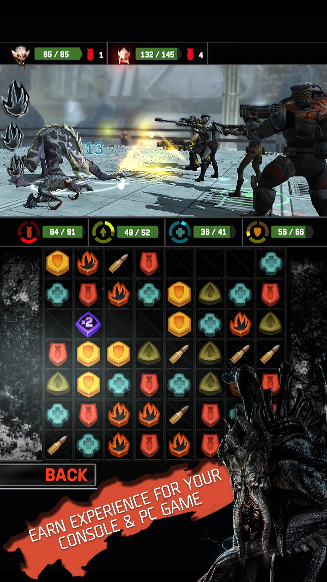 Evolve Companion App Includes A Match-3 Game That Can Improve Your Console Or PC Hunters