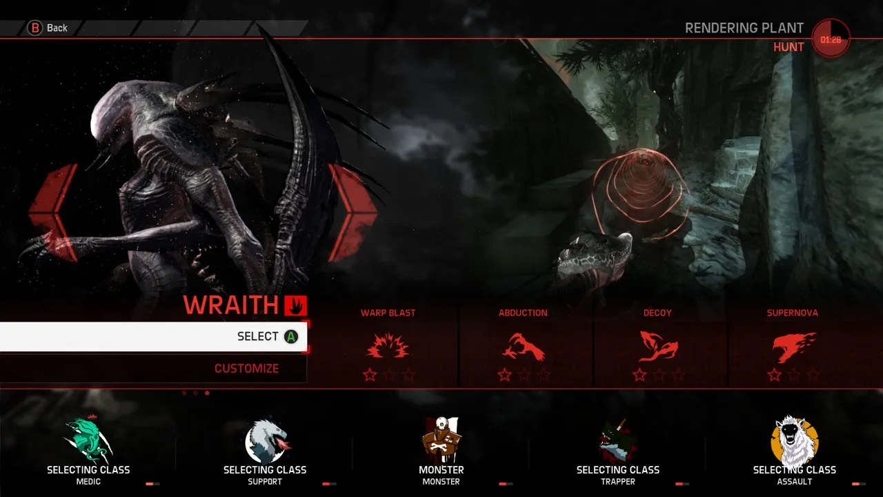 Meet Evolve's Stealthy Decoy Deploying Wraith Monster, Xbox One Open Beta Starts Next Month