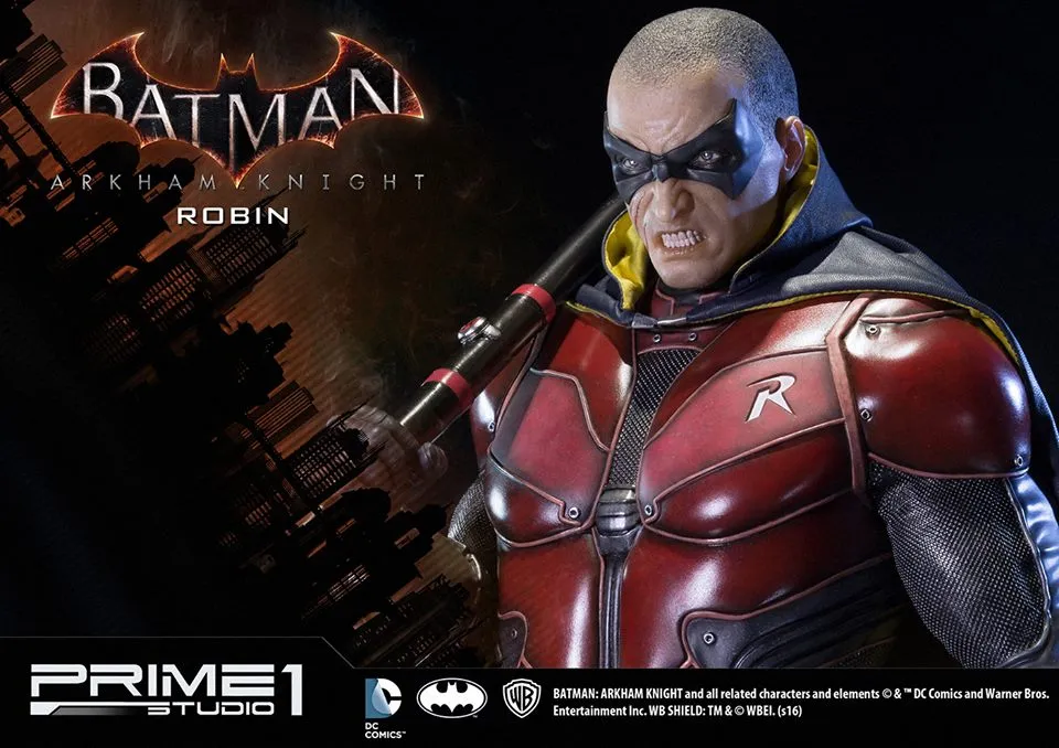 Prime 1 Studio Reveals Highly Detailed Statue Of Arhkam Knight's Robin 