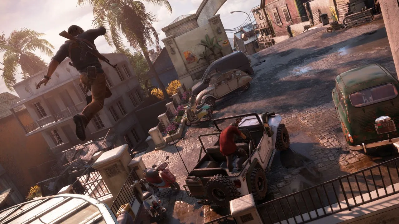 Extended Uncharted 4 Sequence Finds The Drake Brothers In Trouble