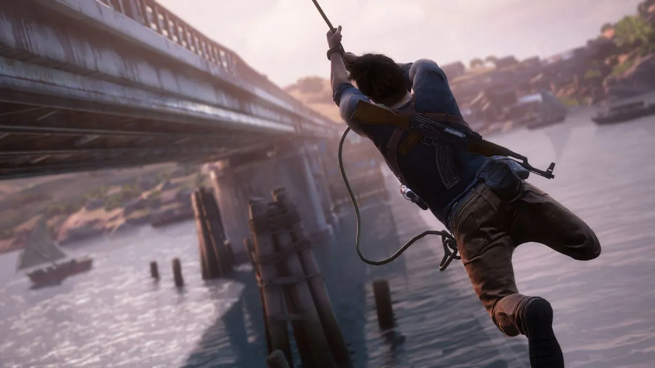 Extended Uncharted 4 Sequence Finds The Drake Brothers In Trouble